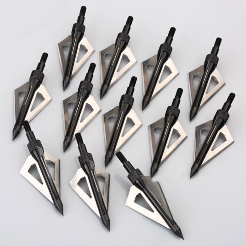Details about / Lot 3pcs 2.2/" OzCut Broadheads 3Blade 100Grain Hunting Archery Arrowheads Points
